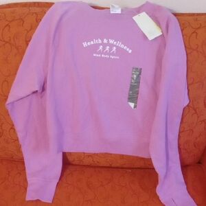 Nwt Vibrant Purple Health & Wellness Sweatshirt